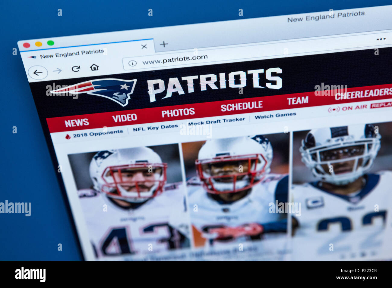 Official website of the New England Patriots