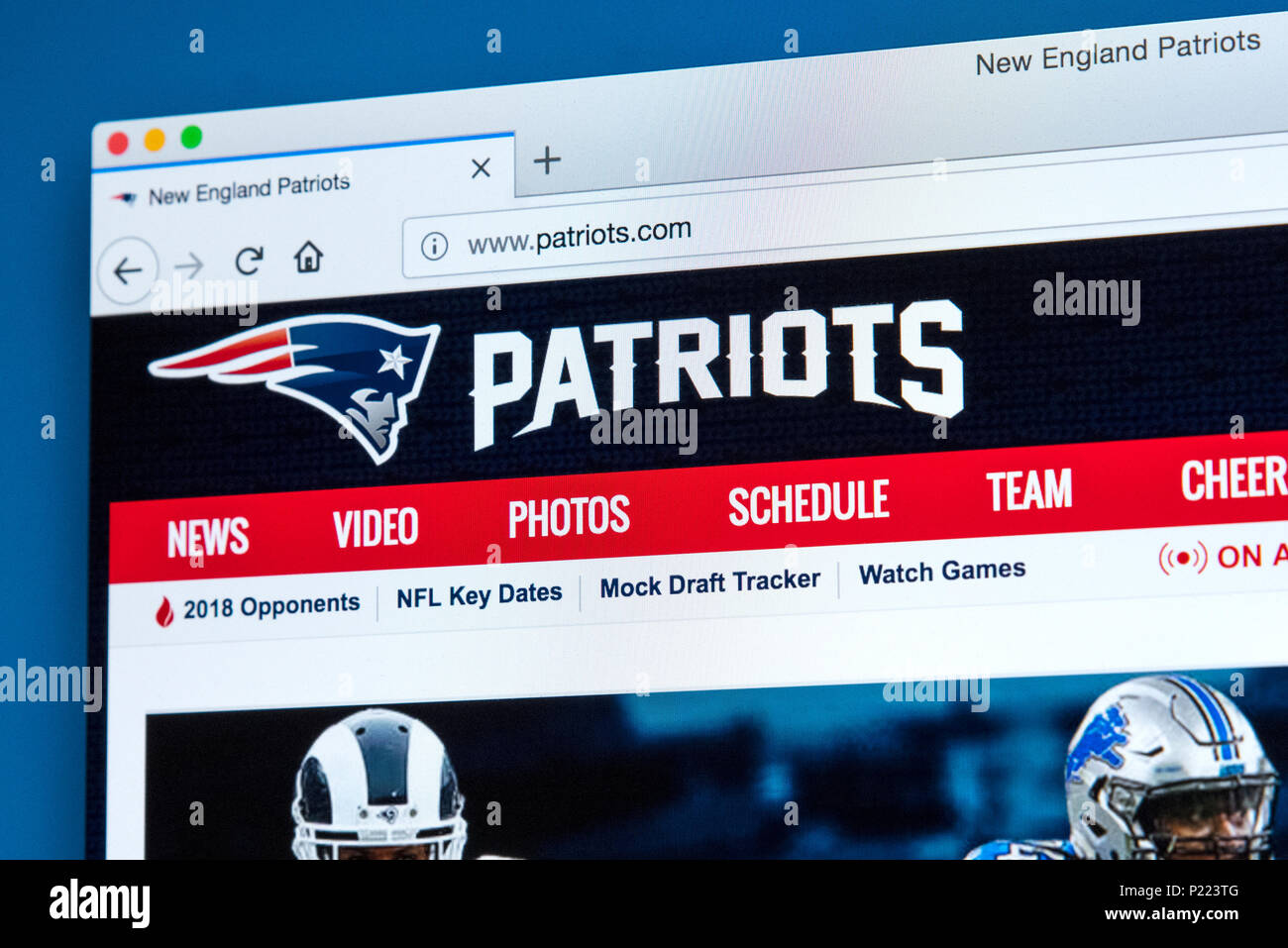 Official website of the New England Patriots