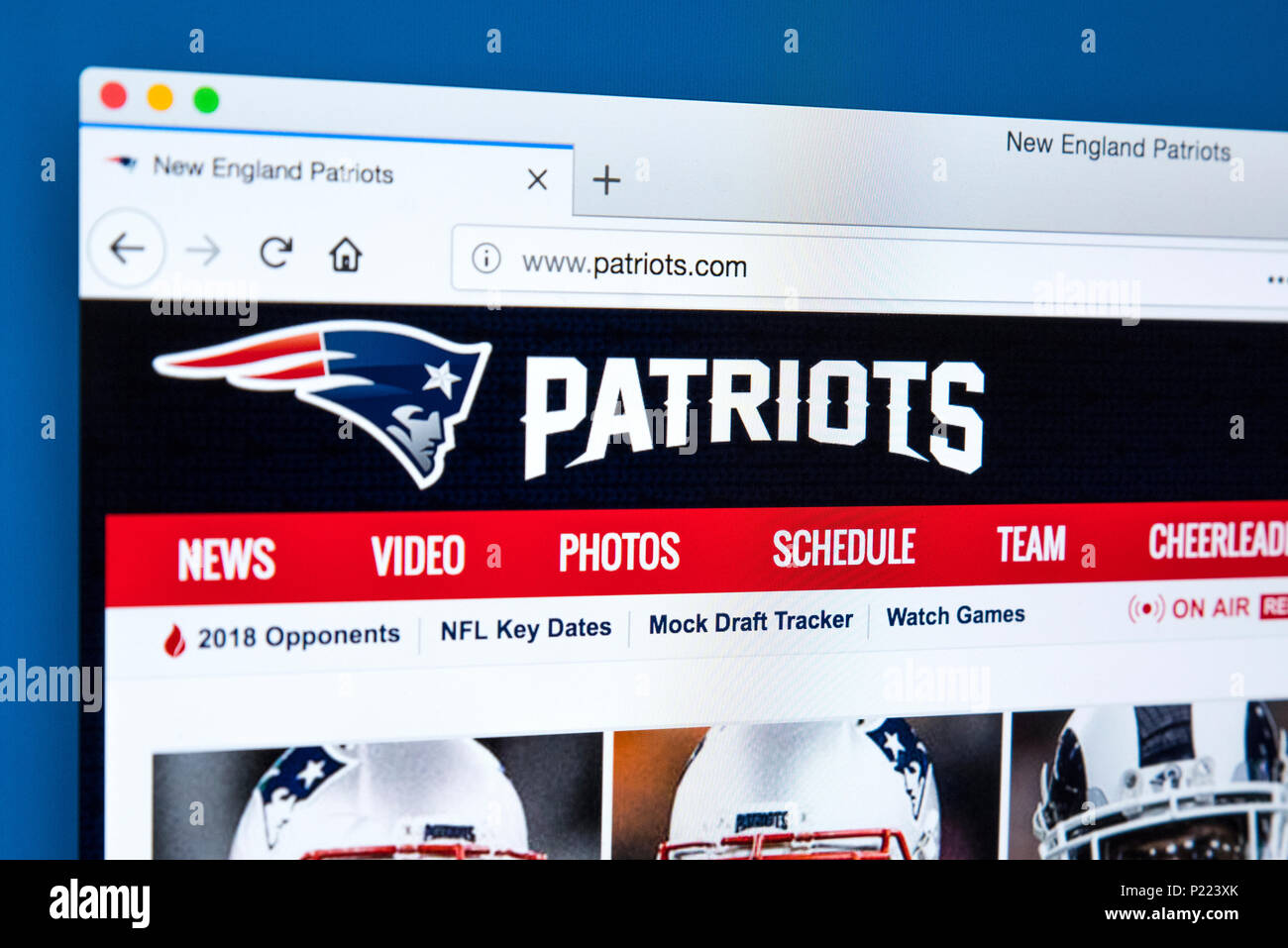 Official website of the New England Patriots