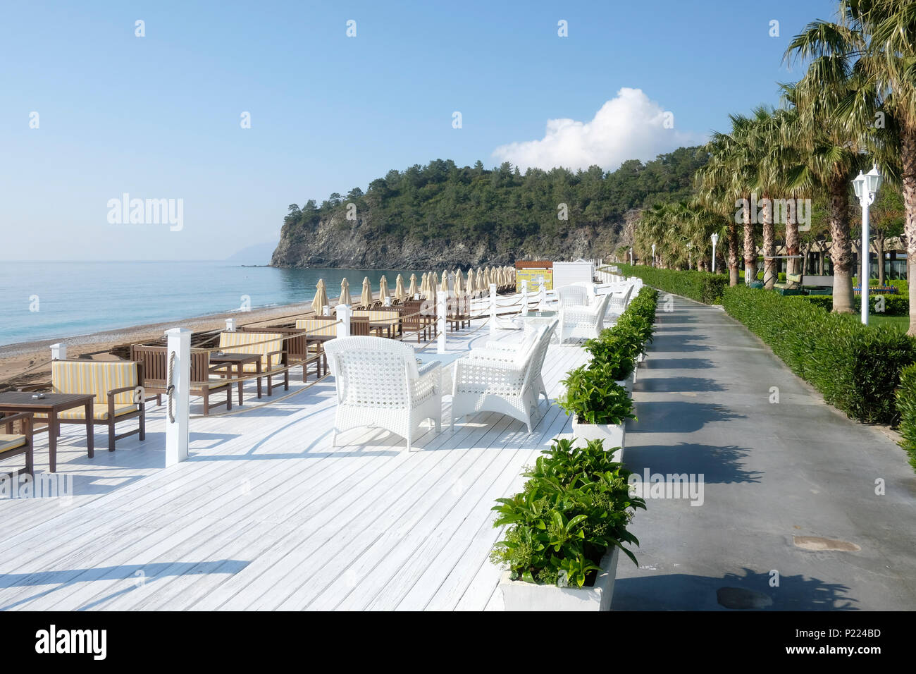 The popular resort Amara Dolce Vita Luxury Hotel Stock Photo