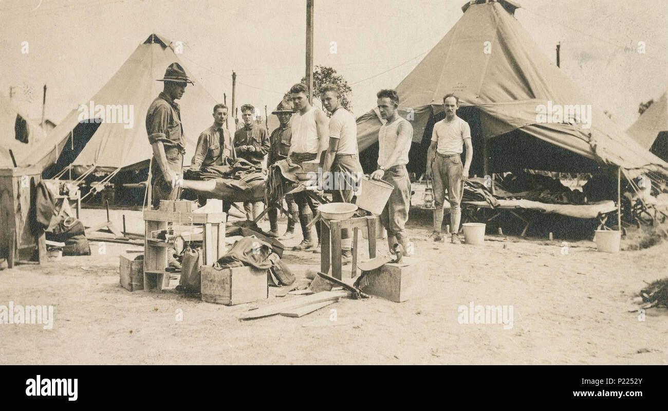 USA RPPC photo postcard Camp Hancock Georgia. c. 1917 USA RPPC photo postcard Camp Hancock Georgia. c. 1917