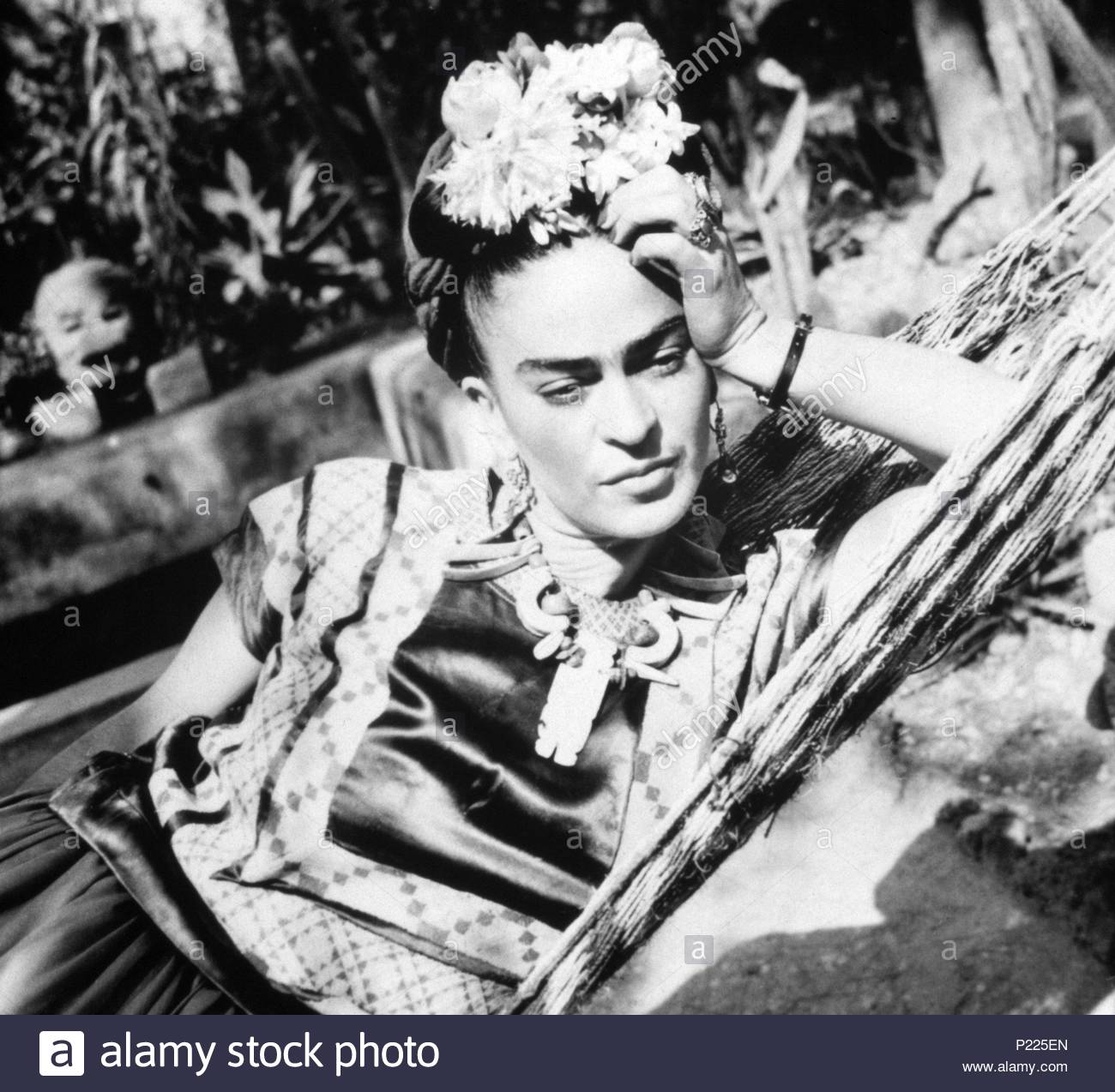 La pintora mexicana frida kahlo stock image