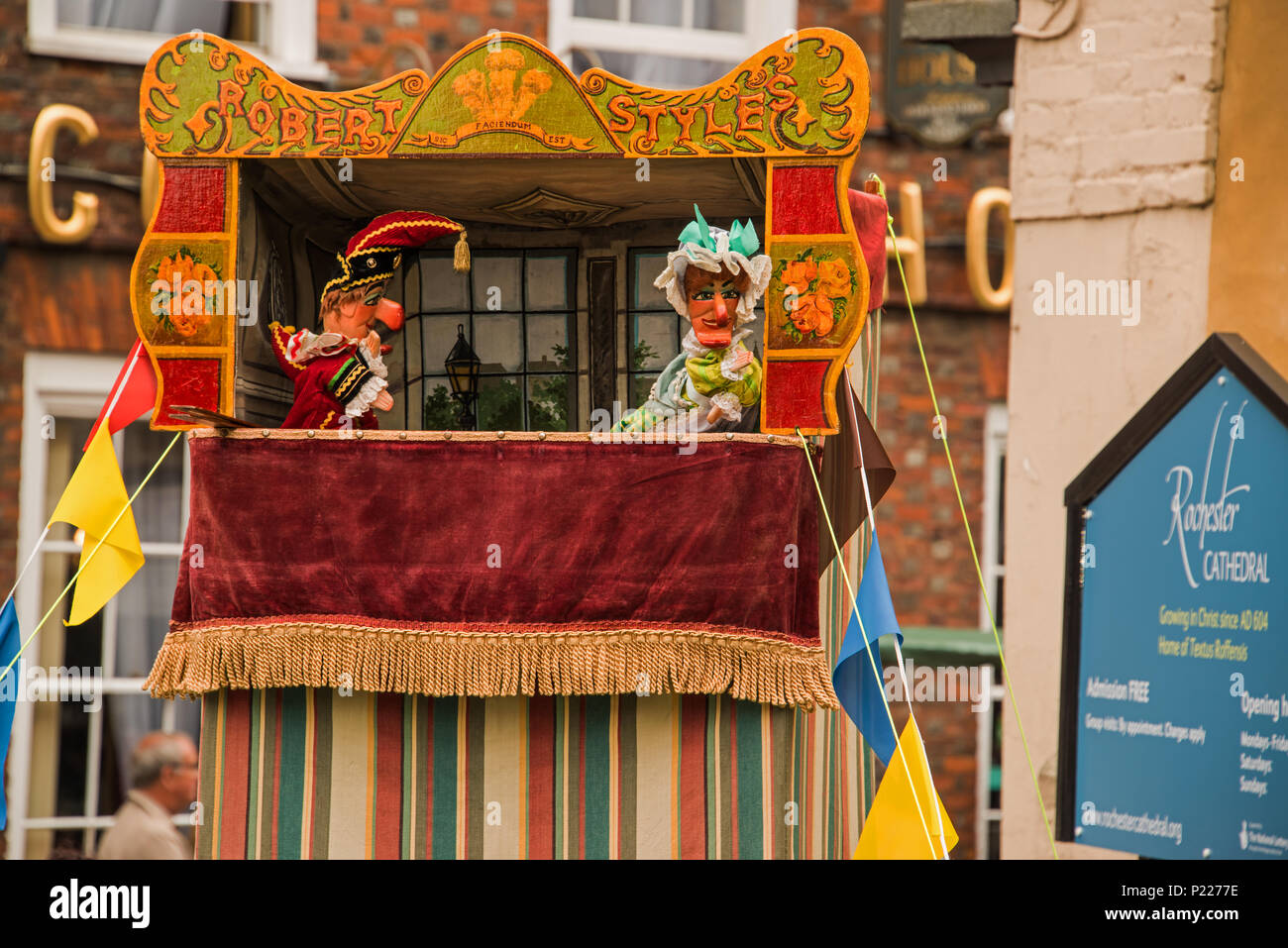 Traditional Punch & Judy show Stock Photo Alamy