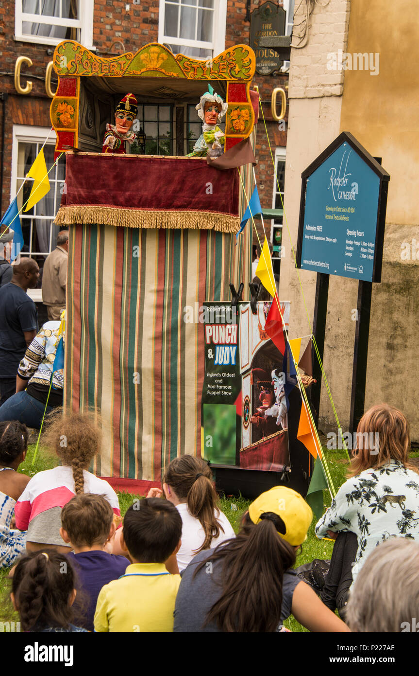 Traditional Punch & Judy show Stock Photo Alamy