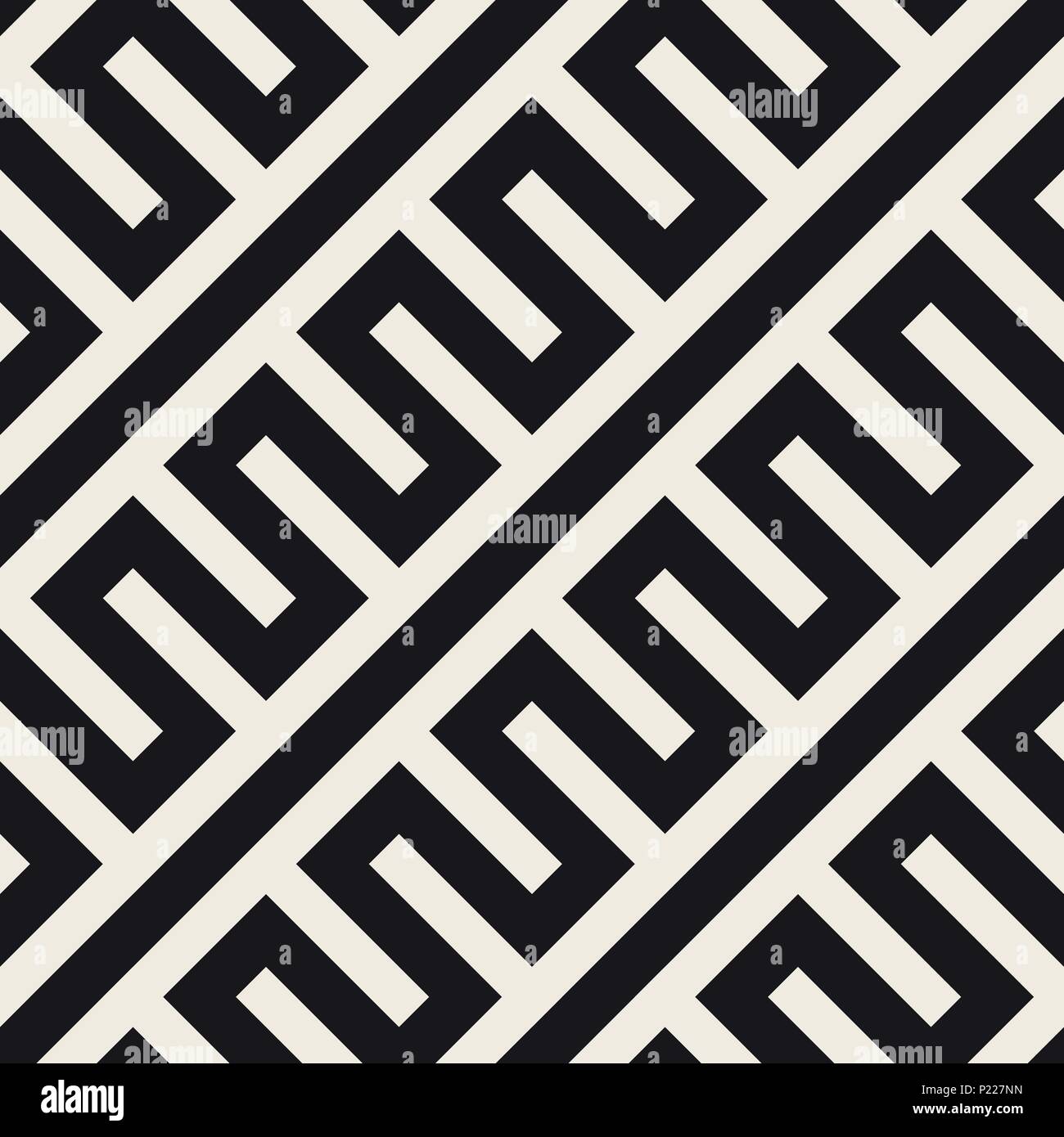 Vector seamless pattern. Modern stylish abstract texture. Repeating ...