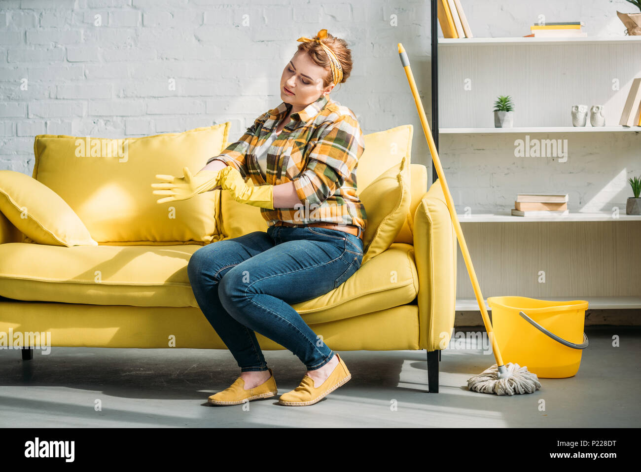 woman-wearing-rubber-gloves-hi-res-stock-photography-and-images-alamy