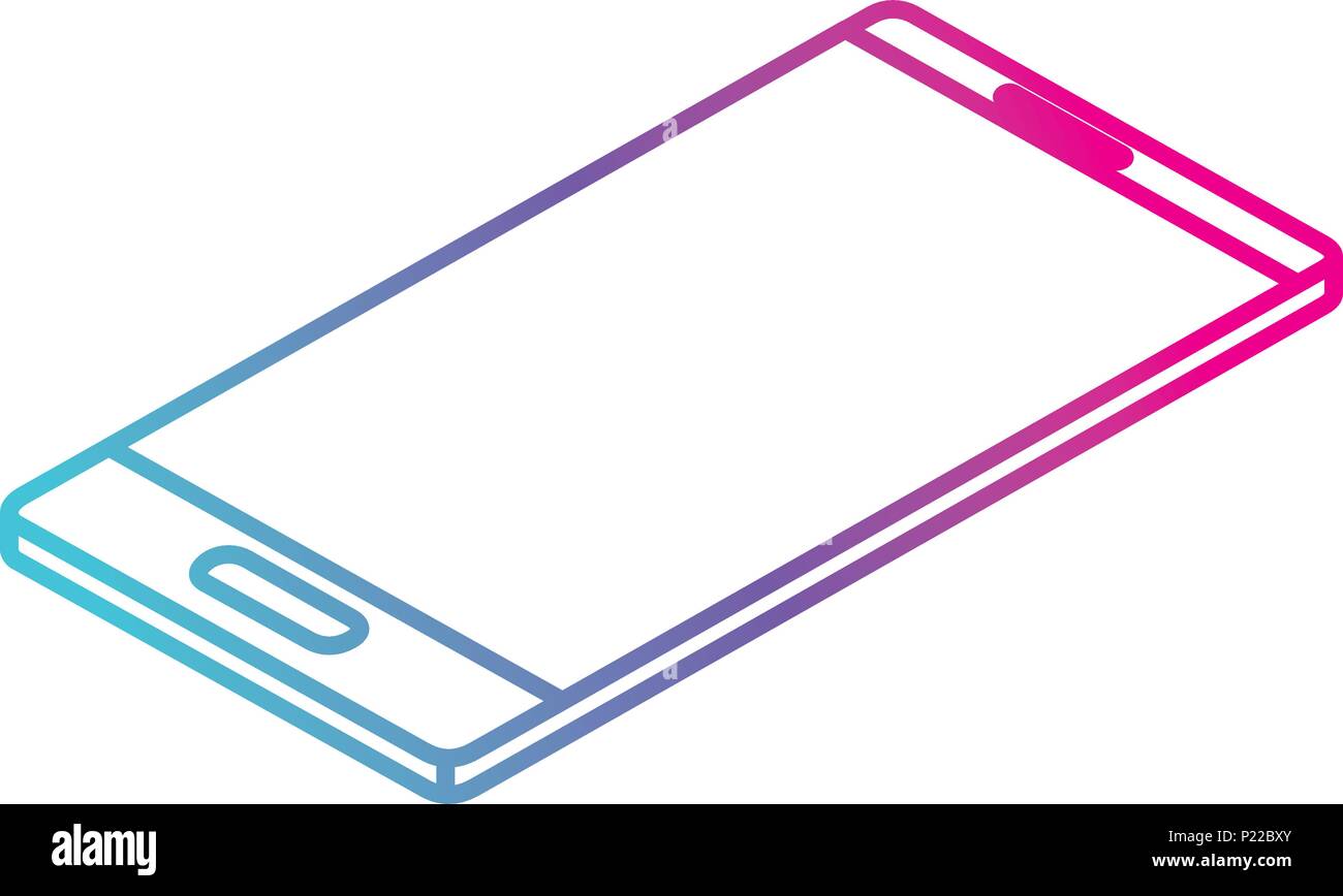 smartphone device isometric icon vector illustration design Stock ...