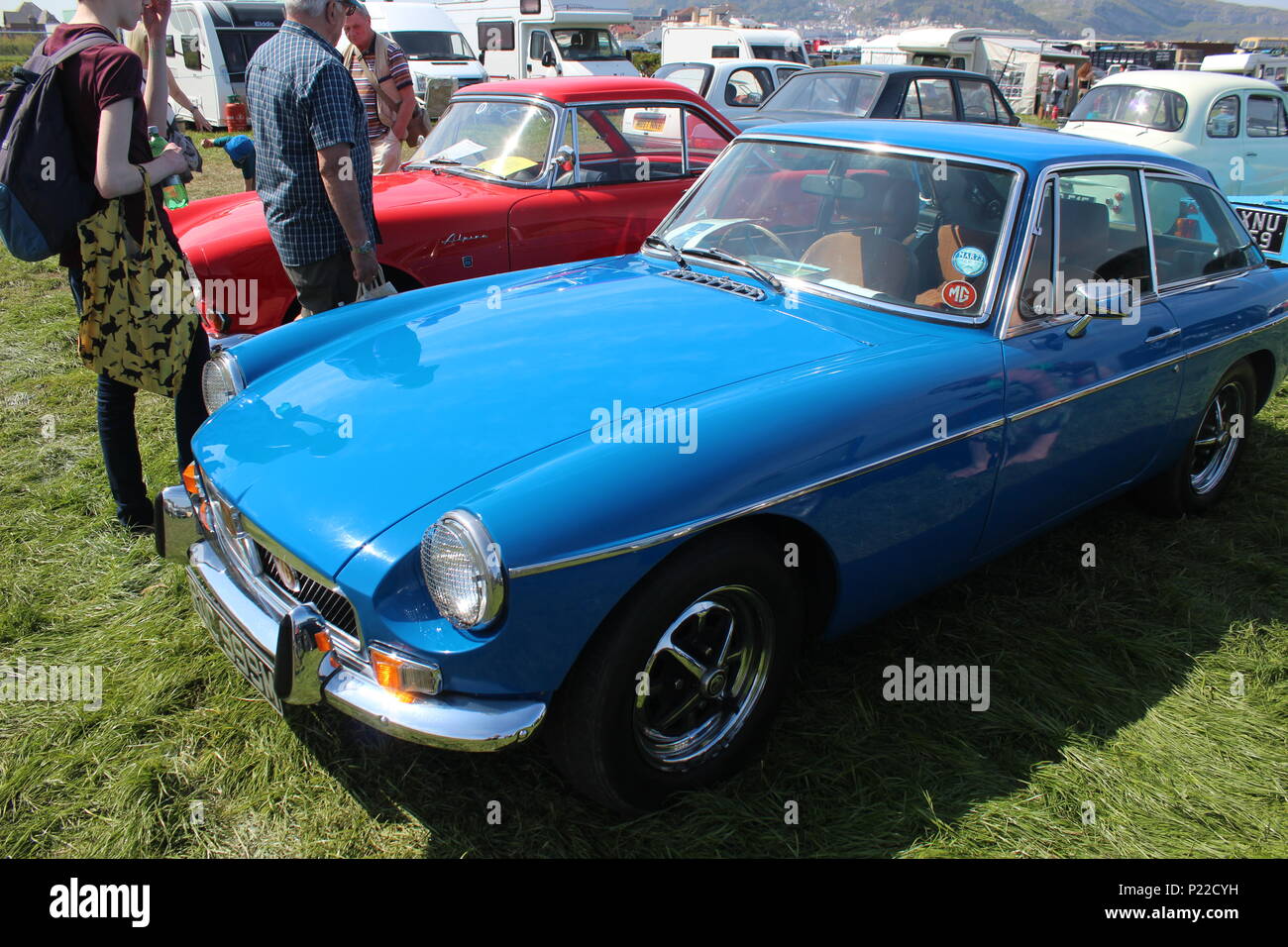 Classic Car Show Llandudno. Wales Stock Photo Alamy
