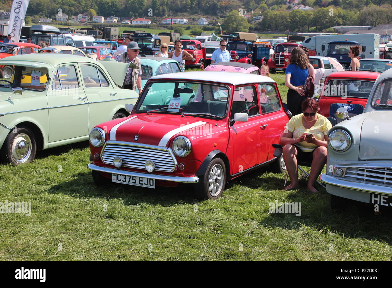 Classic Car Show Llandudno. Wales Stock Photo Alamy