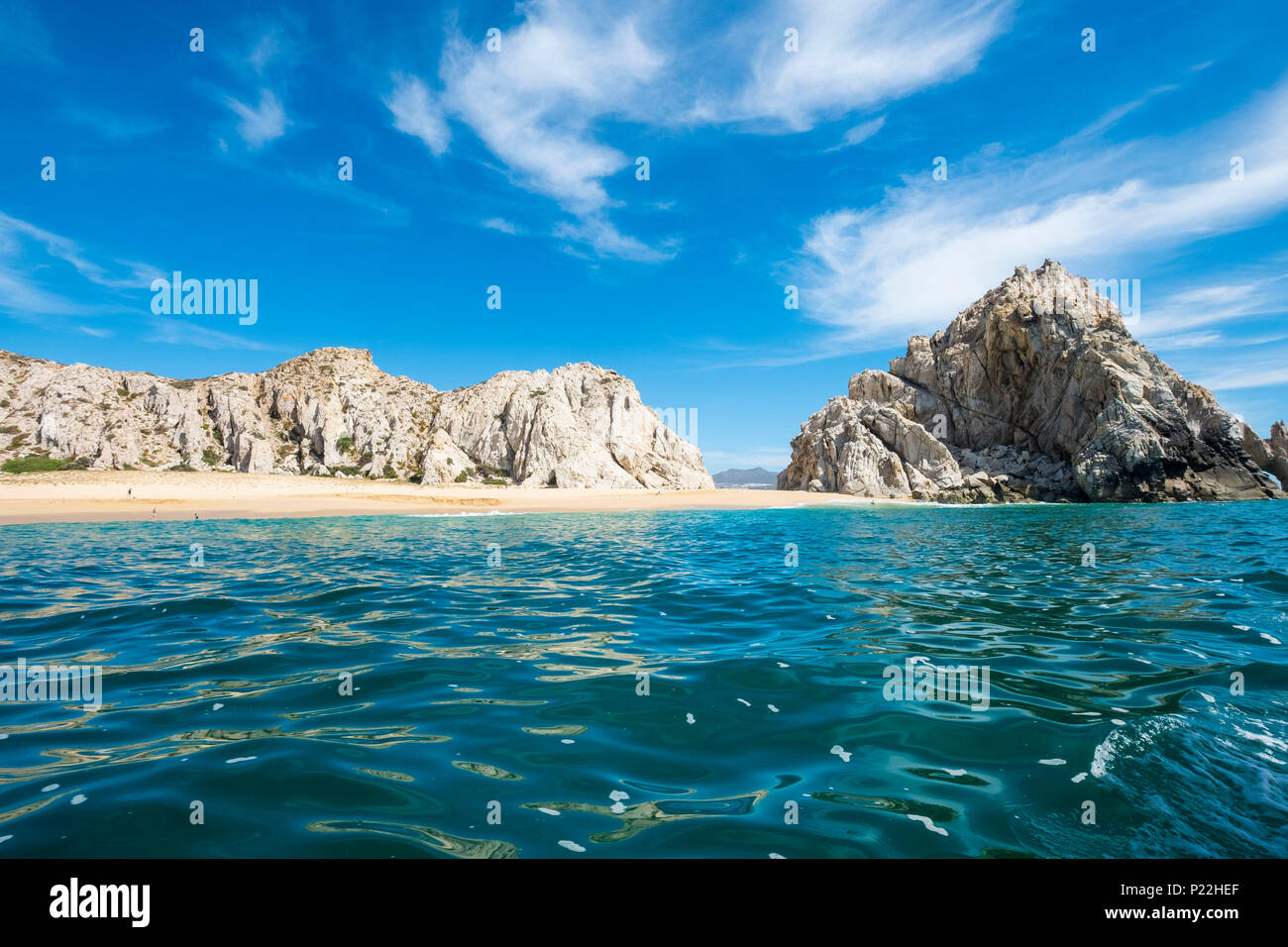 Coastline in Cabo San Lucas in Baja California Sur in Mexico Stock ...