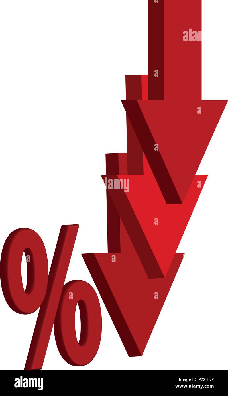 House Price going down Stock Vector Image & Art Alamy