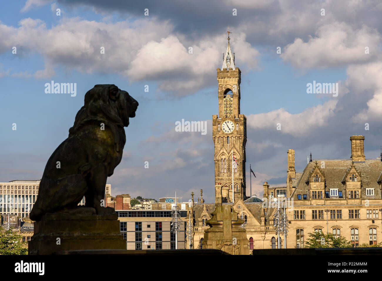 Town Hall Tower Silhouette High Resolution Stock Photography and Images ...