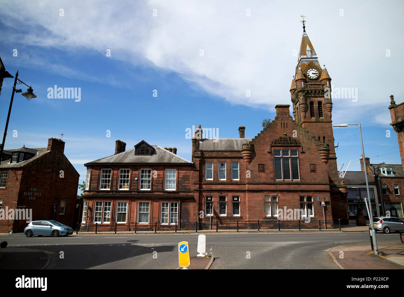 Victorian Town Hall Annan Dumfries and Galloway Scotland UK Stock Photo