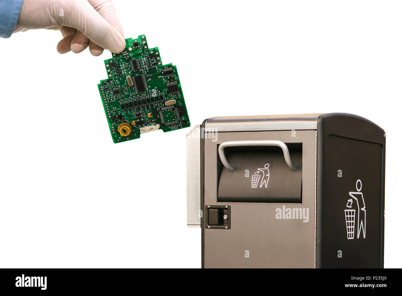 Dustbin computer hi-res stock photography and images - Alamy