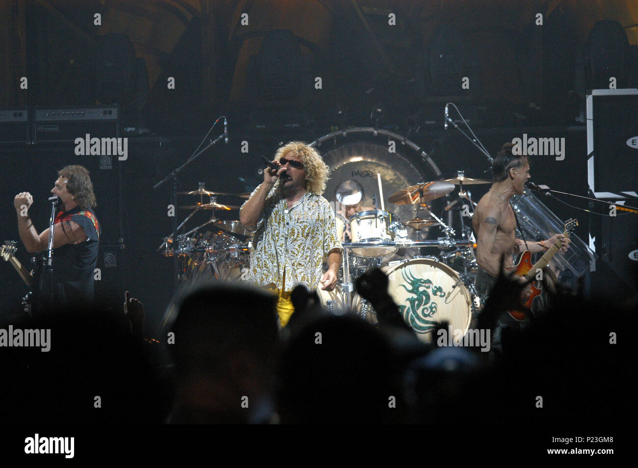 GREENSBORO, NC June 11 Michael Anthony, Sammy Hagar, Alex Van Halen