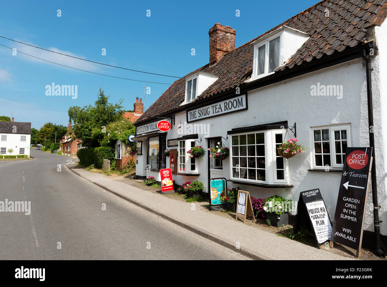 Westleton village stores, Suffolk, England. Stock Photo