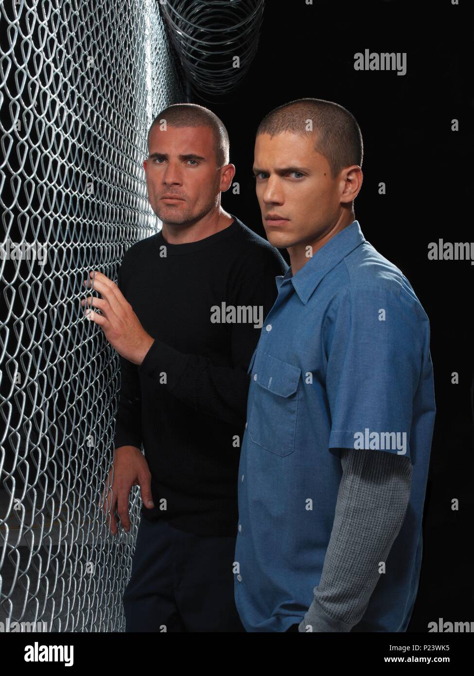 Original Film Title: PRISON BREAK-TV.  English Title: PRISON BREAK.  Film Director: PAUL SCHEURING.  Year: 2005.  Stars: DOMINIC PURCELL; WENTWORTH MILLER. Credit: 20TH CENTURY FOX TV / Album Stock Photo