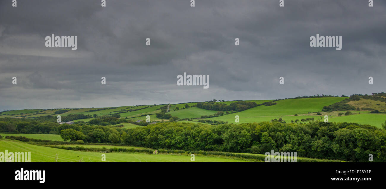 Countryside and Farmland in Weymouth, UK Stock Photo Alamy