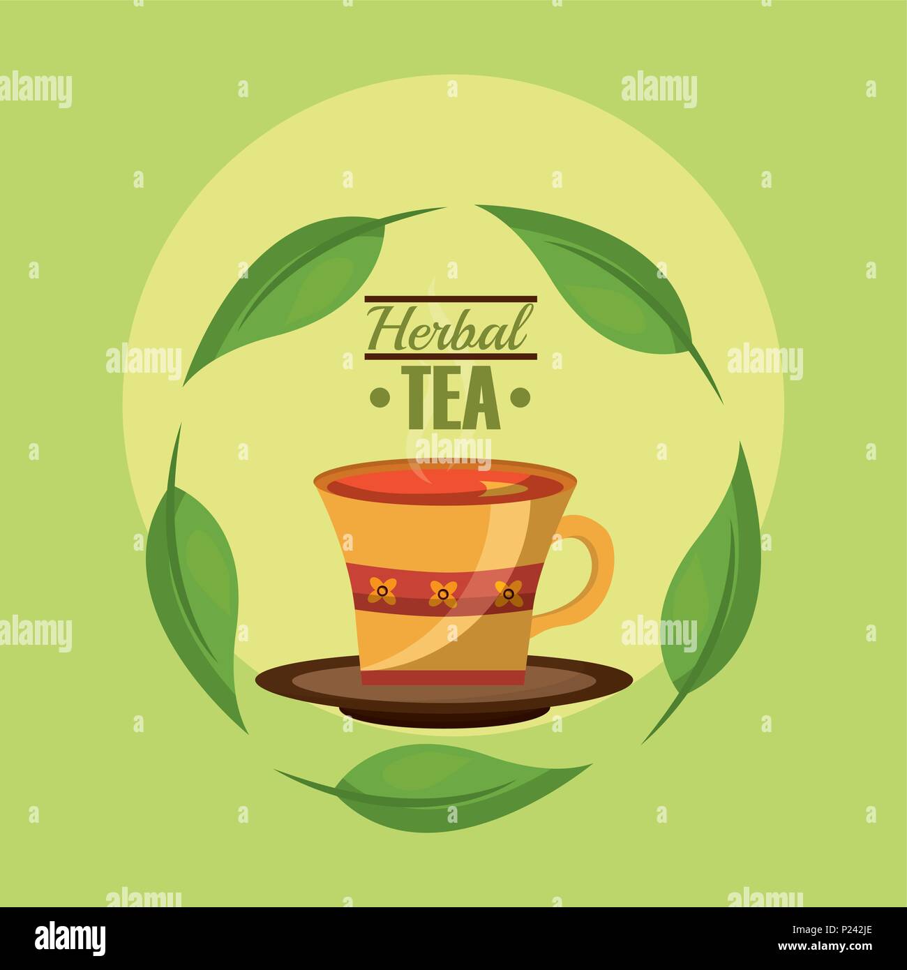 coffee and tea time Stock Vector Image & Art Alamy