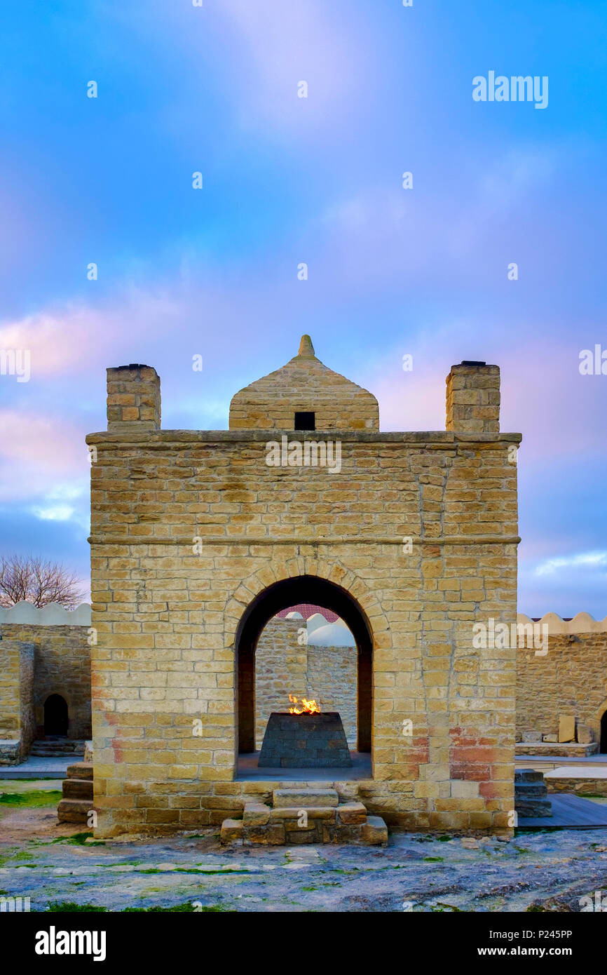 The Ateshgah at Surakhani, Baku, Azerbaijan Stock Photo