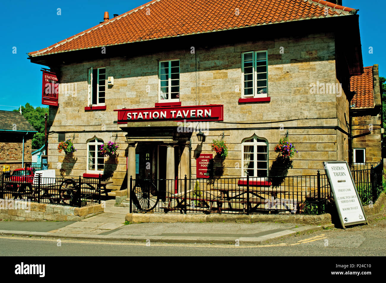 Station Tavern, Grosmont, North Yorkshire, England Stock Photo