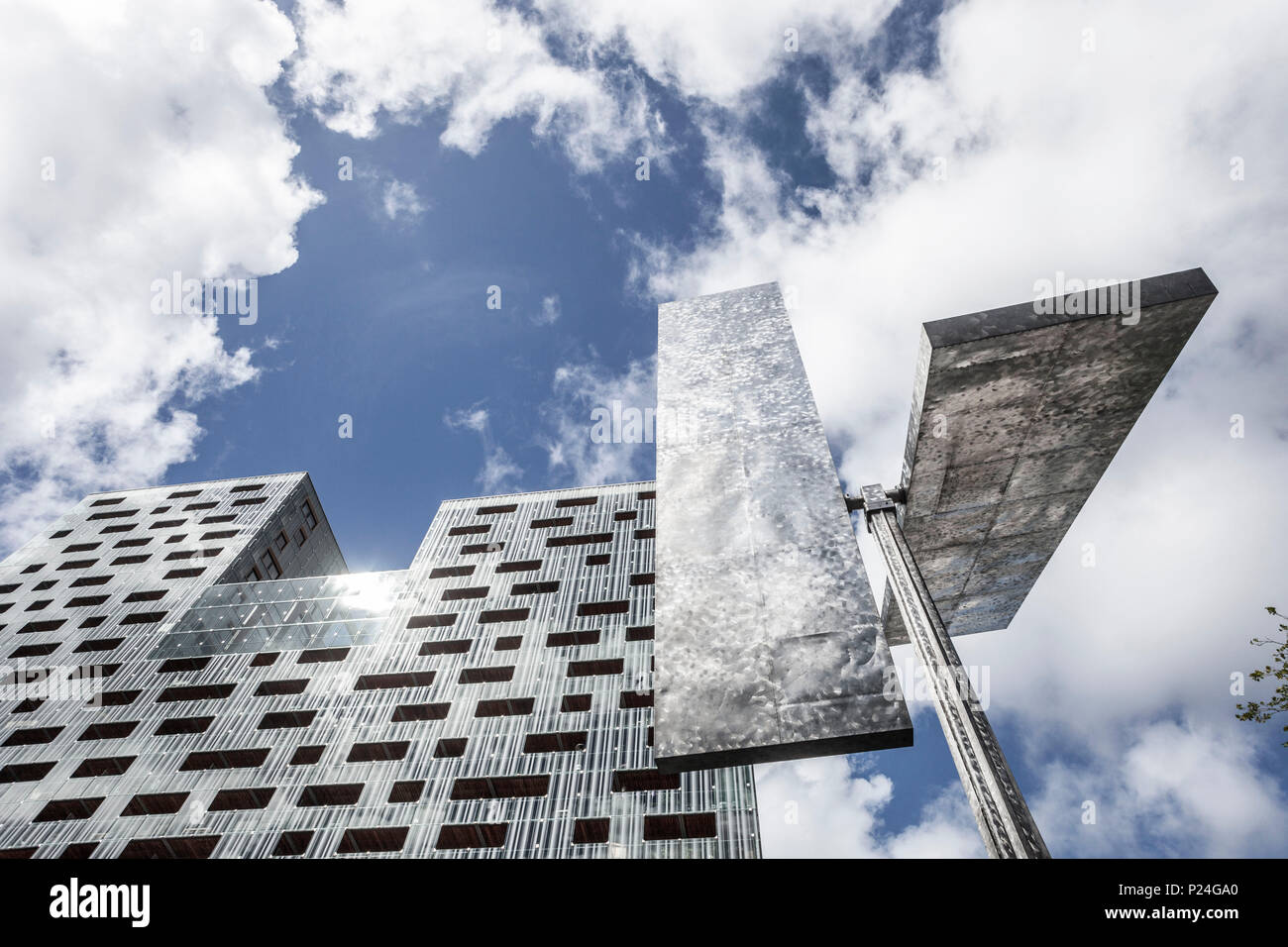 Modern architecture in Rotterdam Stock Photo