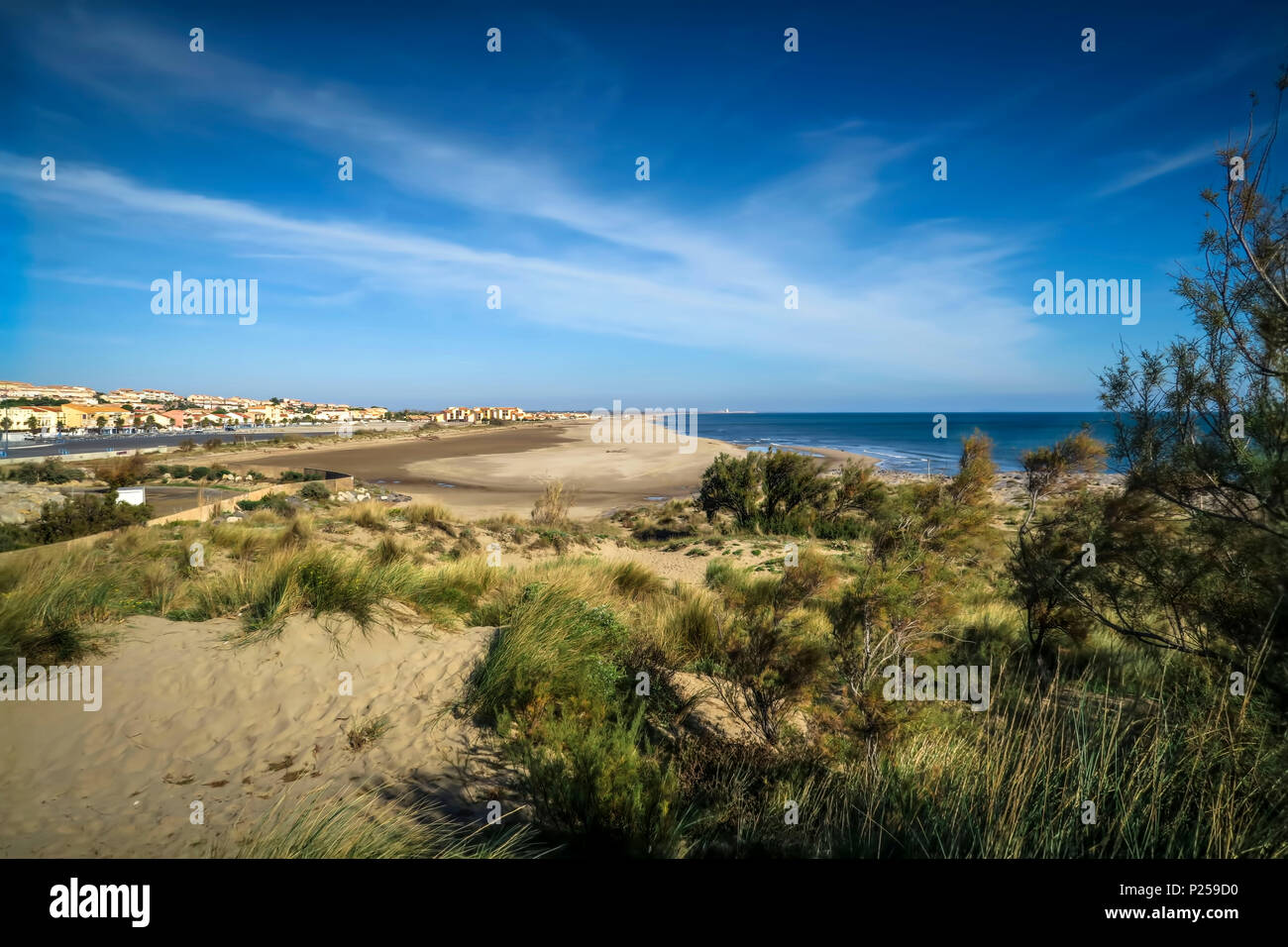 View across Saint Pierre Plage (beach) and the sea Stock Photo - Alamy