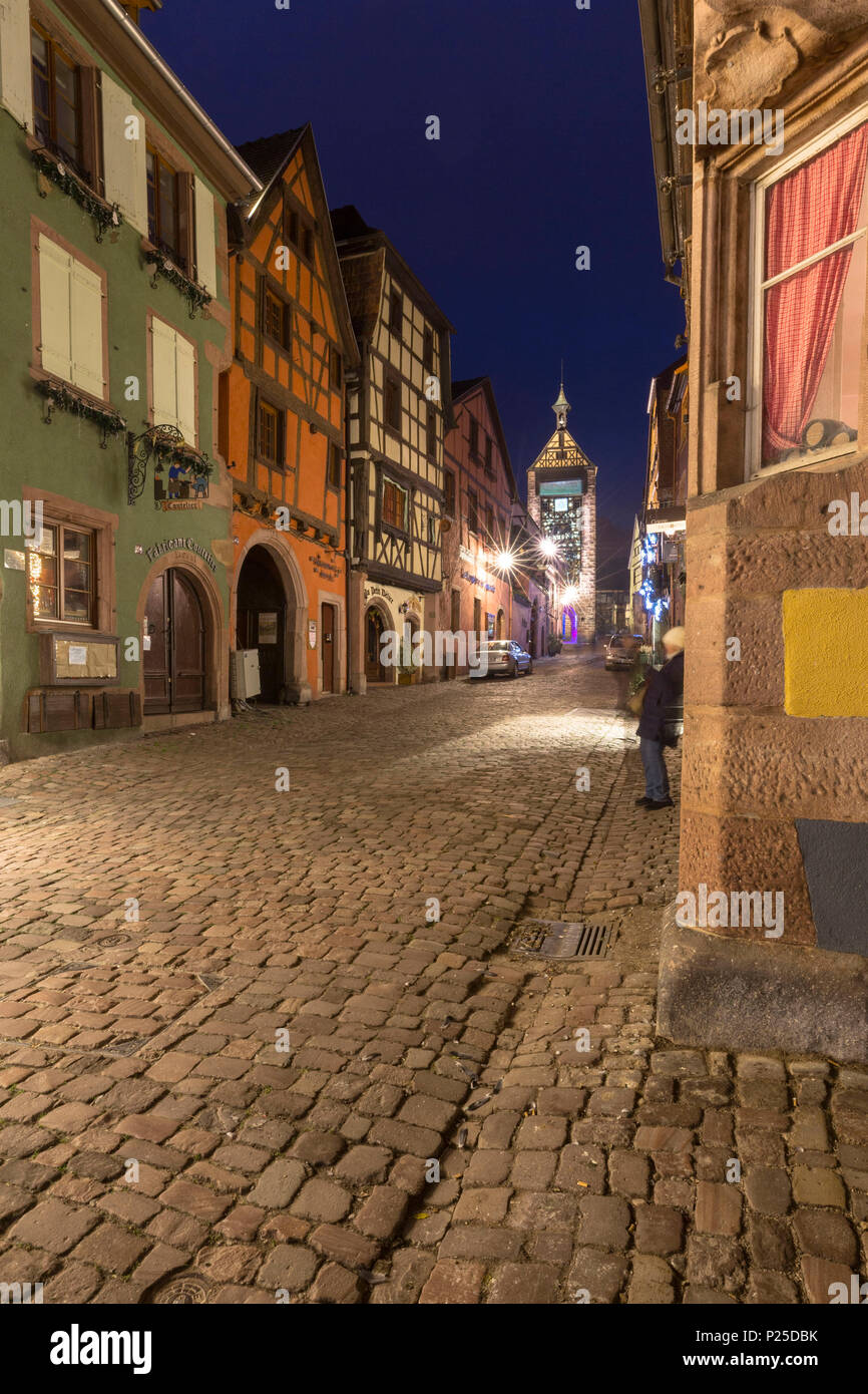 Riquewihr village, SainteMarieauxMines Canton, ColmarRibeauvillé district, HautRhin