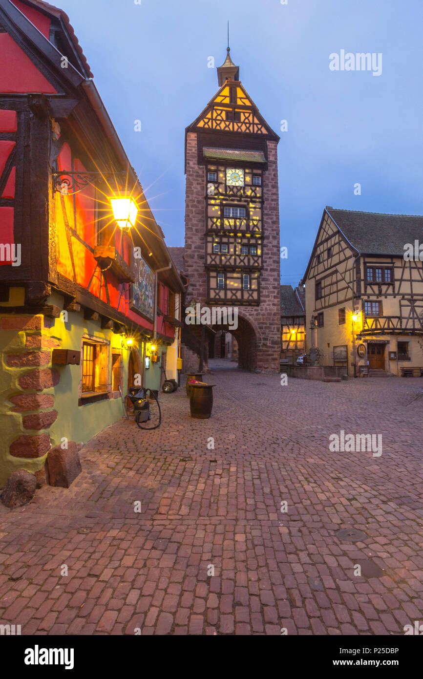 Dolder Tower, Riquewihr village, SainteMarieauxMines Canton, ColmarRibeauvillé district