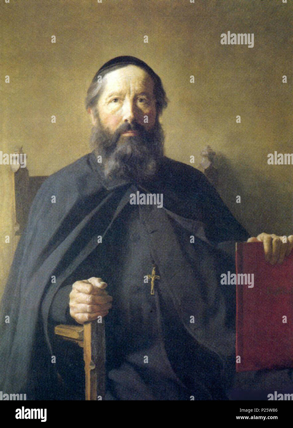 . Adolf Aich († 1909); Gemälde im Schloss Liebenau . 1893 6 Adolf Aich portrait Stock Photo