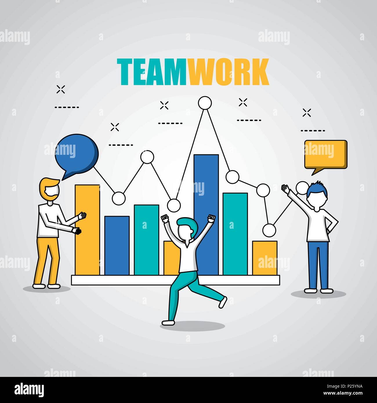 Boys group work Stock Vector Images - Alamy