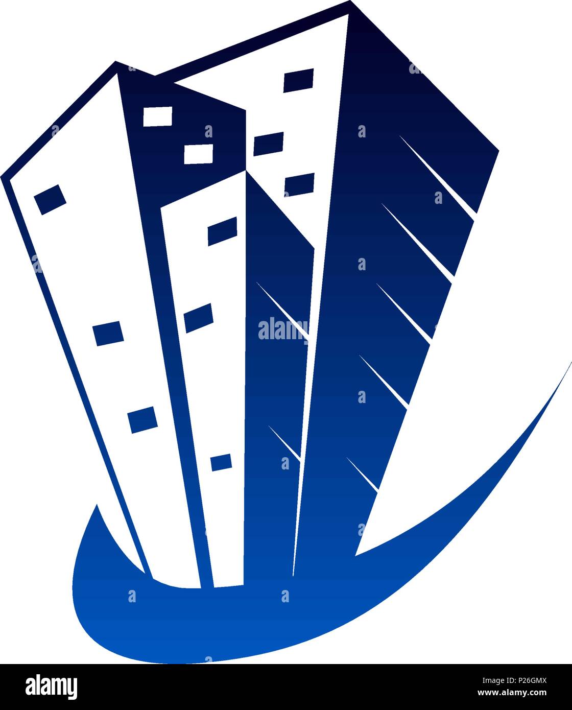 Real Estate Logo Design Template Isolated Stock Vector Image & Art - Alamy