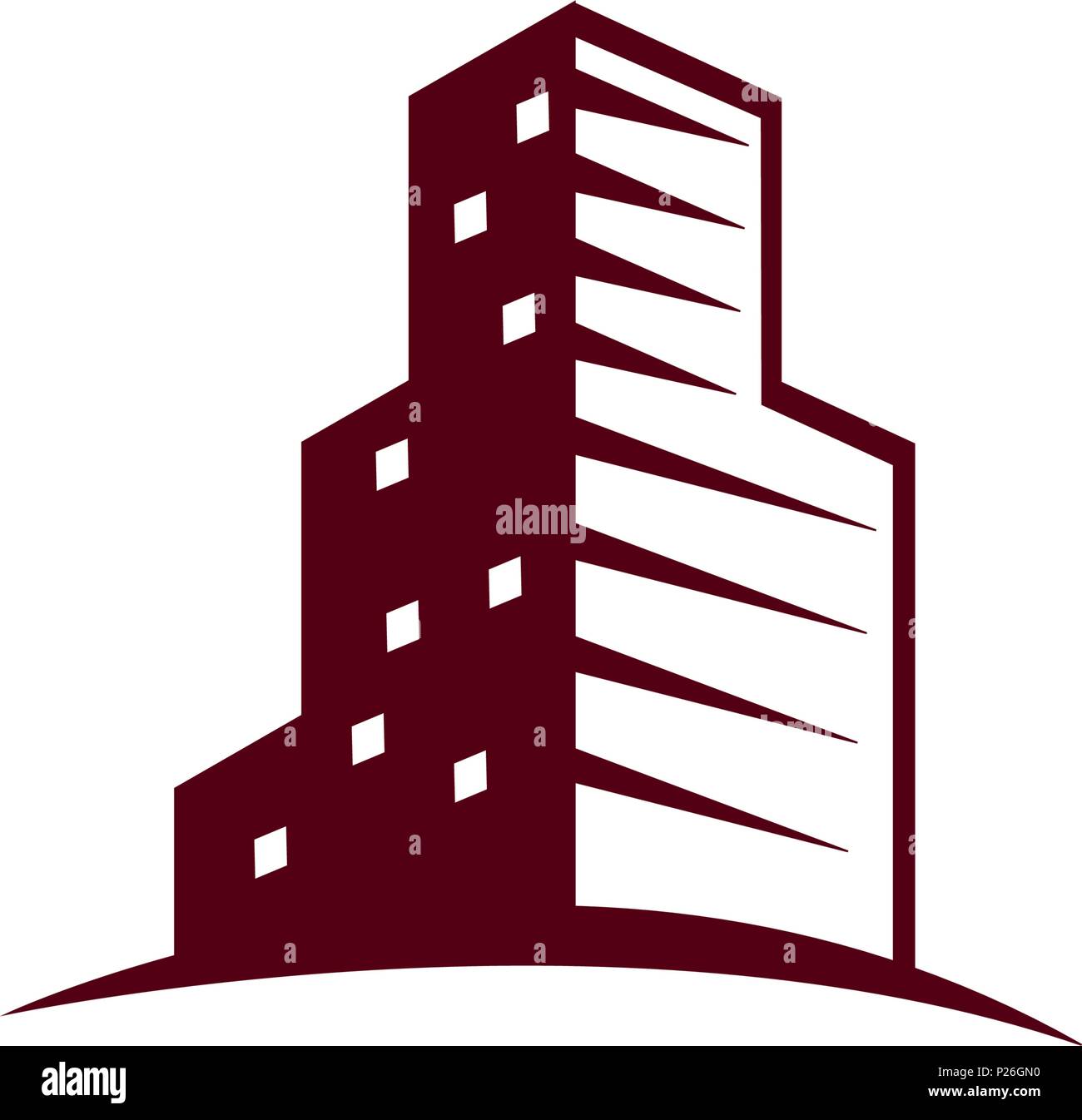 Real Estate Logo Design Template Isolated Stock Vector Image & Art - Alamy