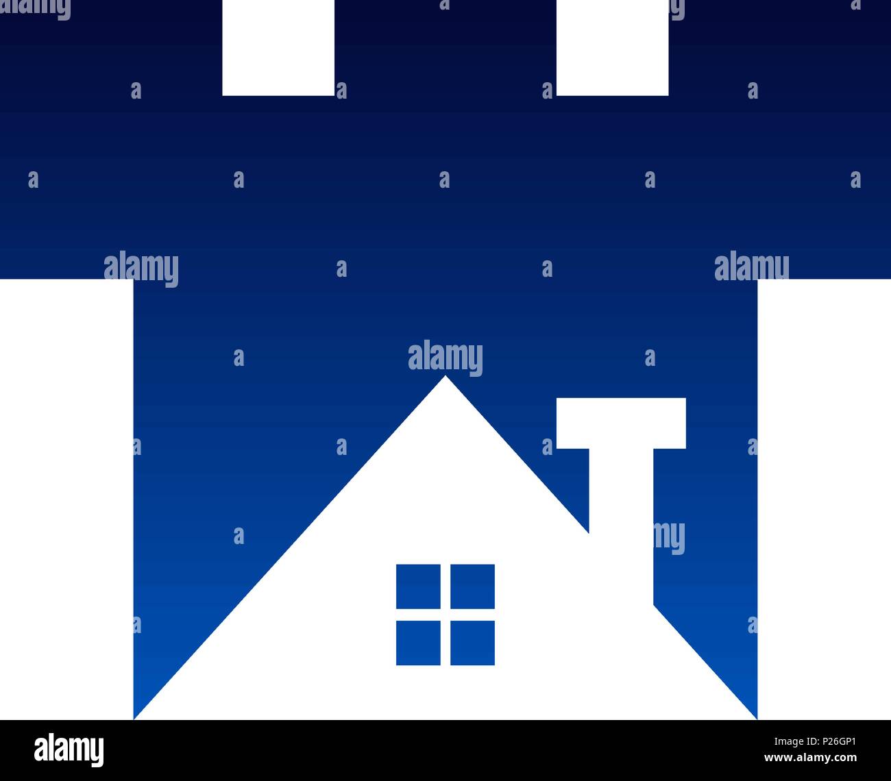 Real Estate Logo Design Template Isolated Stock Vector Image & Art - Alamy