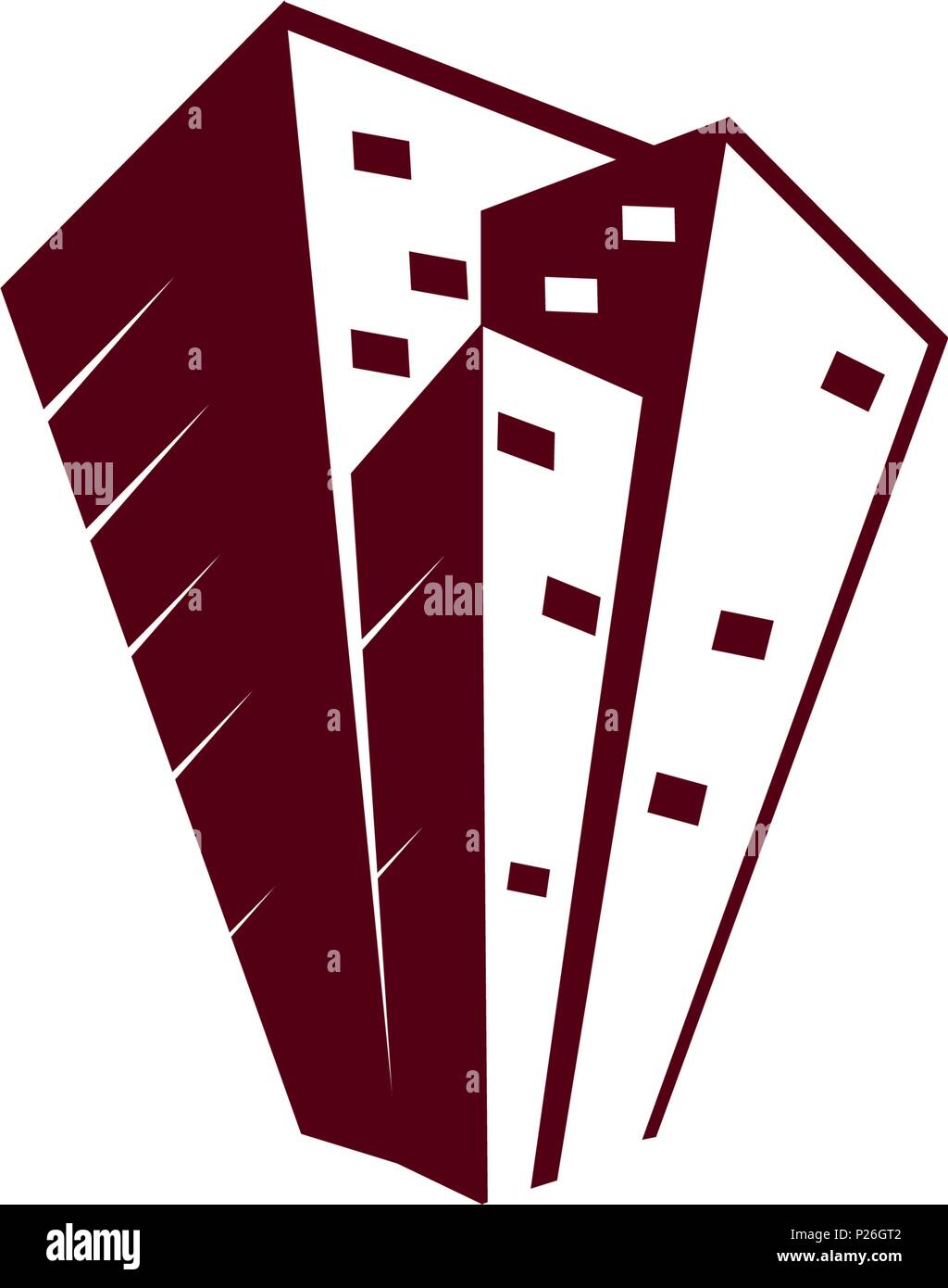 Real Estate Logo Design Template Isolated Stock Vector Image & Art - Alamy