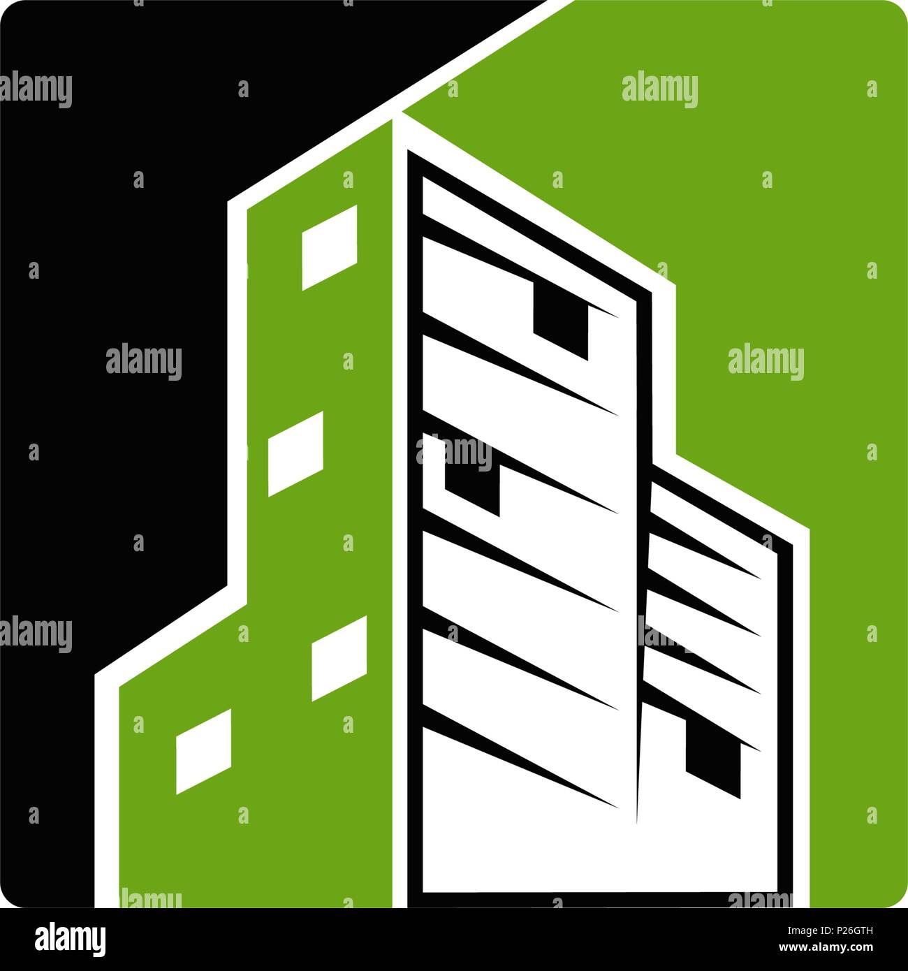 Real Estate Logo Design Template Isolated Stock Vector Image & Art - Alamy