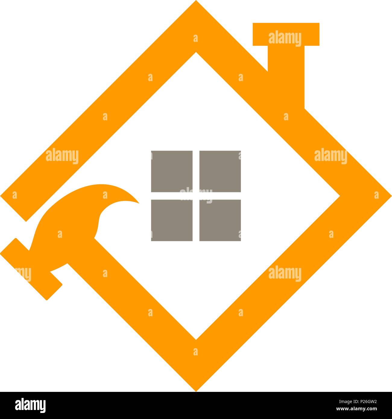 Real Estate Logo Design Template Isolated Stock Vector Image & Art - Alamy