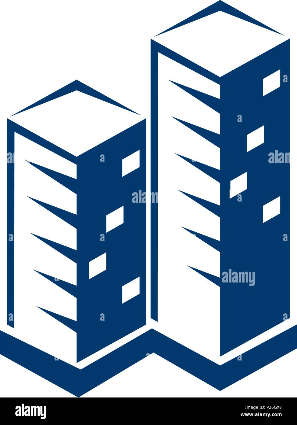 Real Estate Logo Design Template Isolated Stock Vector Image & Art - Alamy
