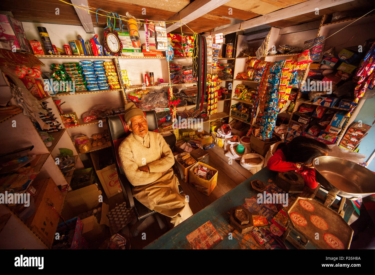 Rural indian village shop hires stock photography and images Alamy