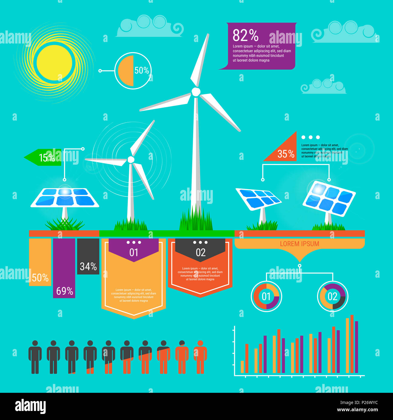 Solar wind diagram hi-res stock photography and images - Alamy