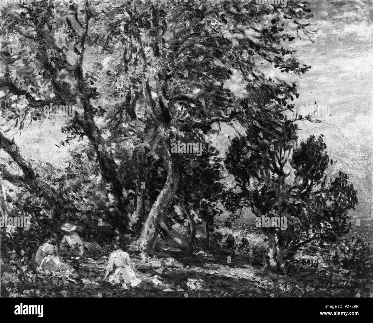 . Under the Trees . circa 1908 44 Brooklyn Museum - Under the Trees - Philip Wilson Steer - overall Stock Photo
