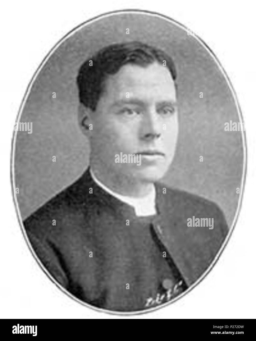 . Archive image of Canon Percy Holbrook (1859-1946) vicar of the Church of St Mark, Old Leeds Road, Huddersfield, West Yorkshire, England 1888-1891. 1892. Unknown 50 Canon Percy Holbrook Stock Photo