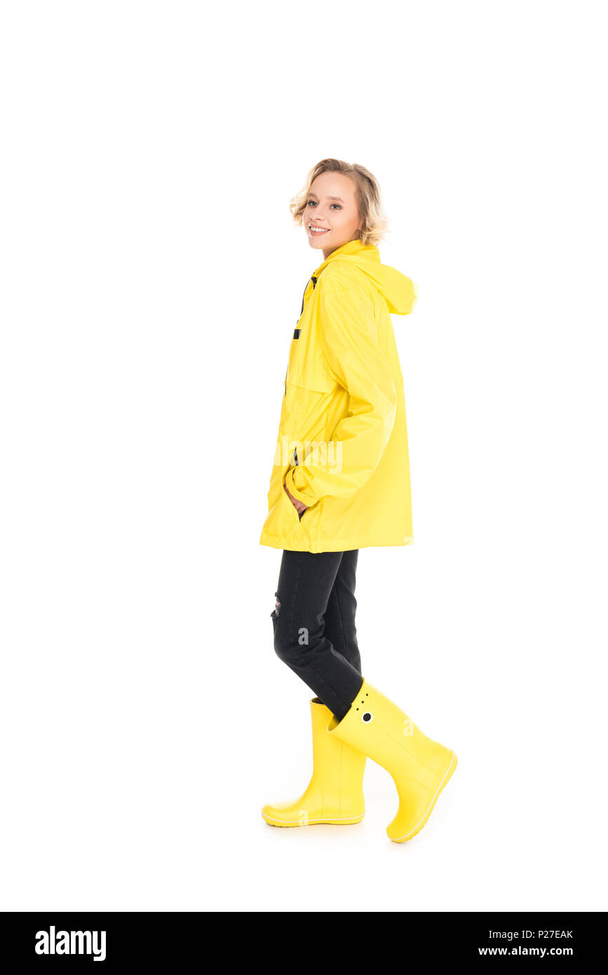 Girl raincoat Cut Out Stock Images & Pictures - Alamy