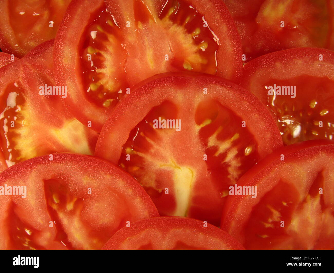 Red tomato texture or  background Stock Photo