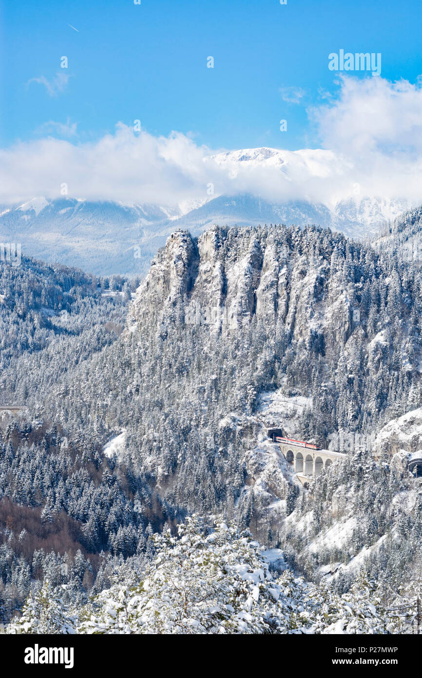 Semmering, View from '20SchillingBlick' (20 Schilling view) of the