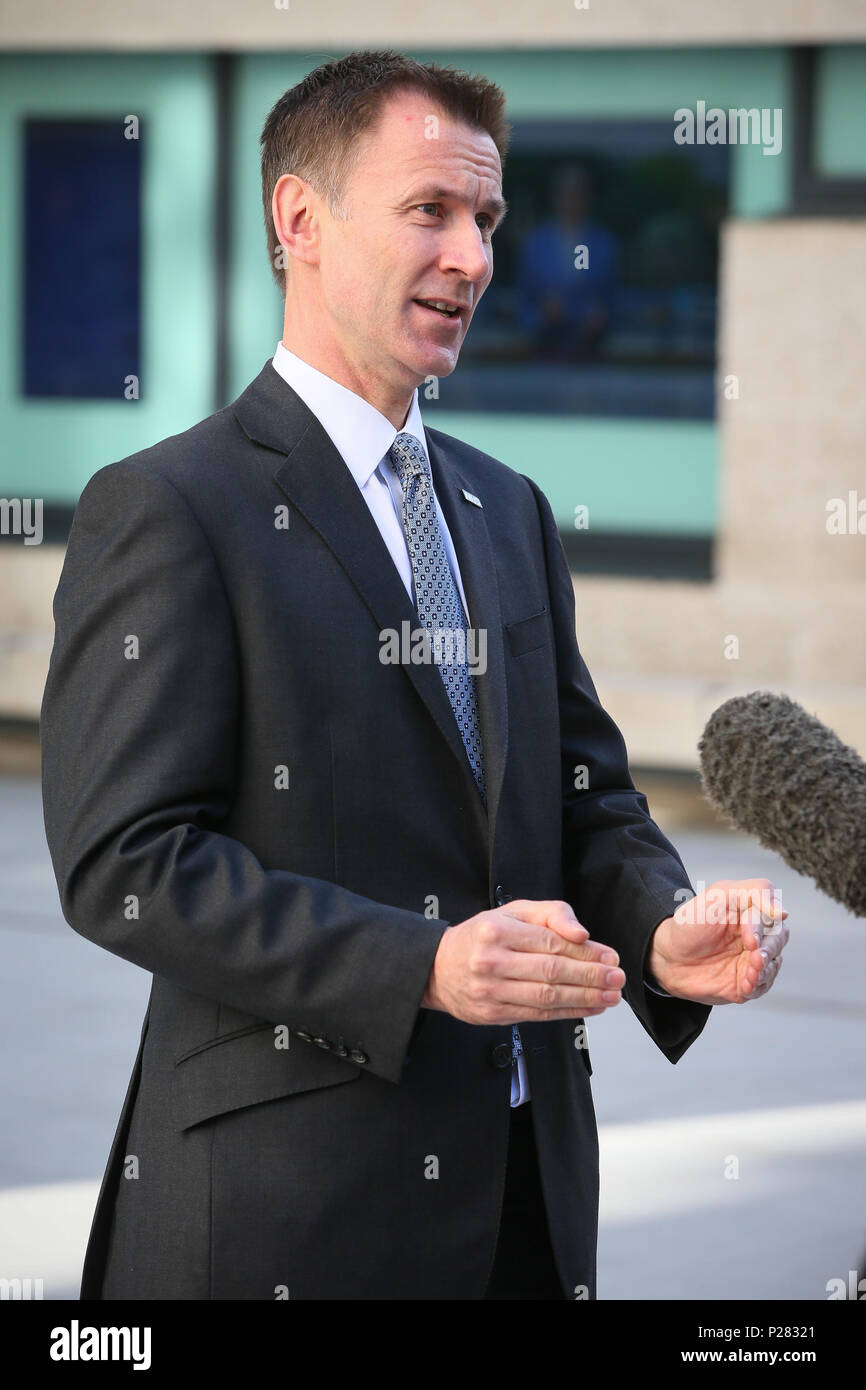 Secretary of State for Health and Social Care Jeremy Hunt being ...