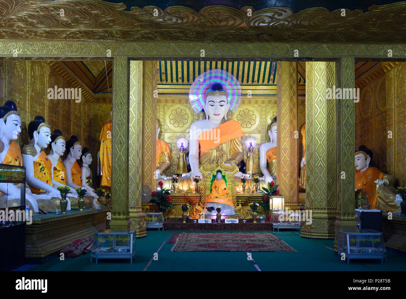 Mawlamyine (Mawlamyaing, Moulmein), Kyaik Than Lan (Kyaikthanlan) Paya  pagoda, (from Rudyard Kipling poem), Buddha image, Mon State, Myanmar (Burma  Stock Photo - Alamy