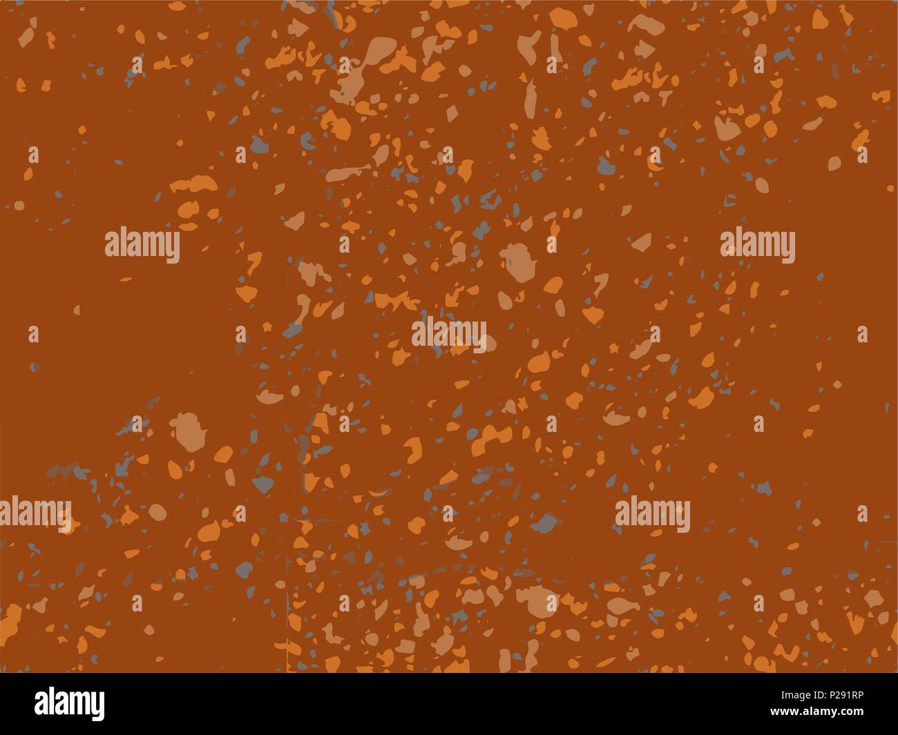 natural rusty texture, imitation of rust. seamless Vector pattern Stock