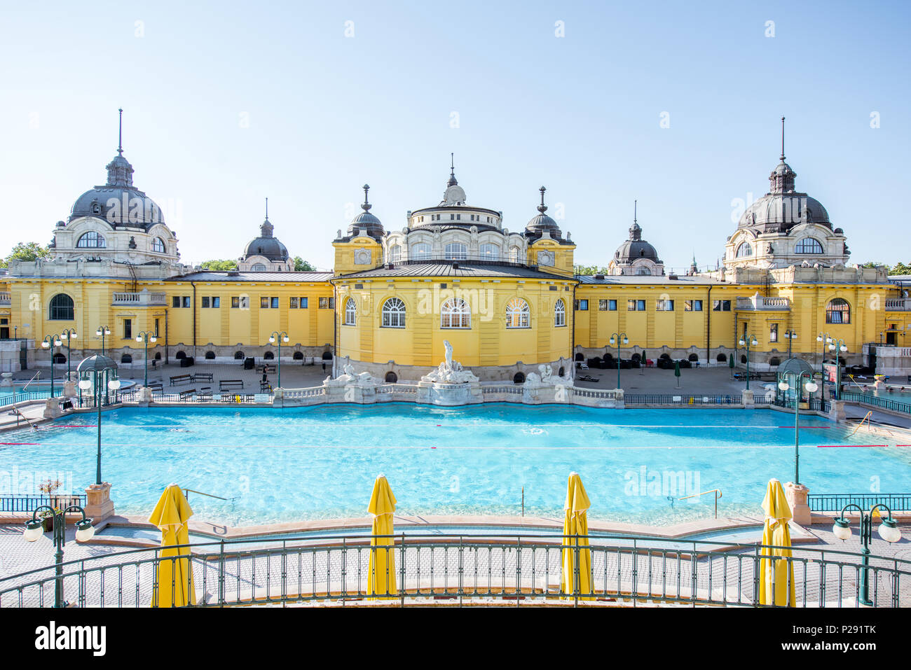 Thermal baths in Budapest Stock Photo Alamy