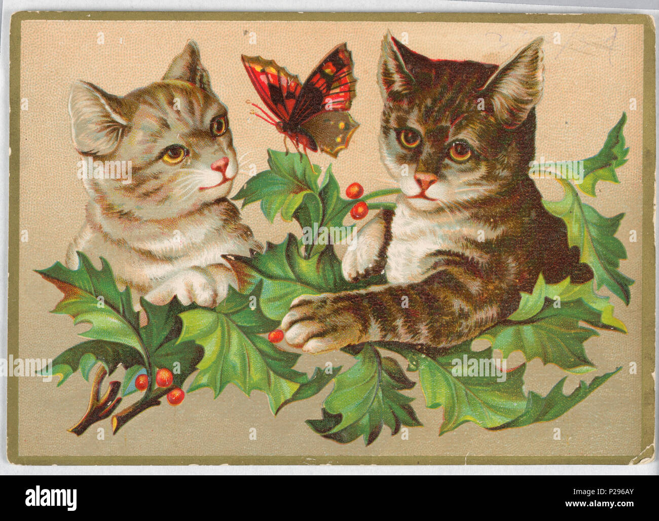 . English Greeting Card, ca. 1890 . English Greeting Cards given by Mrs. Bella C. Landauer